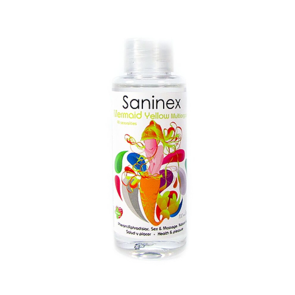 HUILE DE MASSAGE SANINEX SIRÈNE ORANGE 100 ML