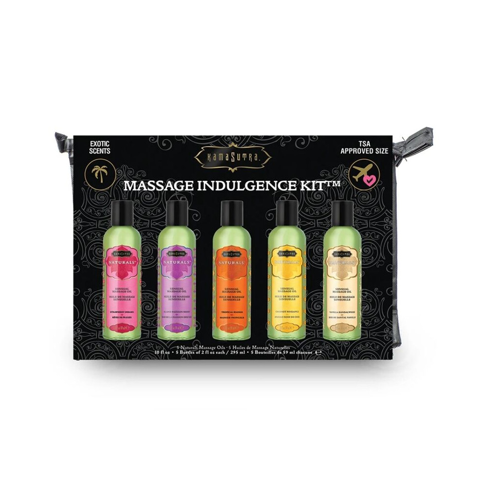 KIT D''HUILE DE MASSAGE KAMASUTRA INDULGENCE