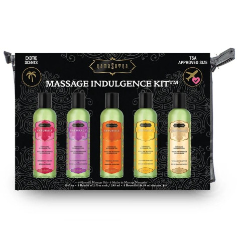 KIT D''HUILE DE MASSAGE KAMASUTRA INDULGENCE