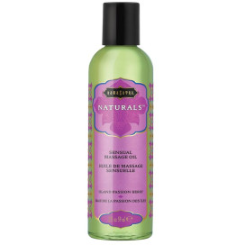 HUILE DE MASSAGE NATURELLE AUX BAIES DE LA PASSION DE L''ÎLE DE KAMASUTRA 59 ML