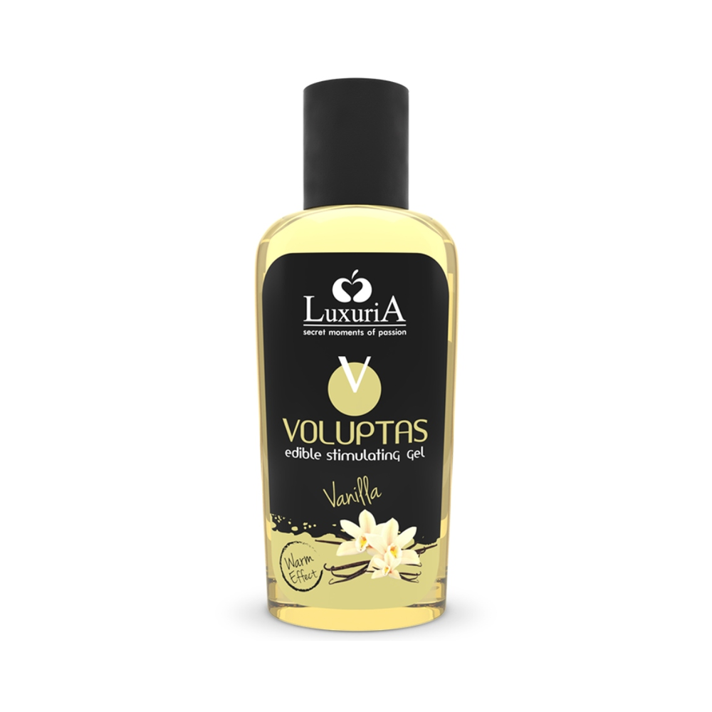 LUXURIA VOLUPTAS EDIBLE GEL STIMULANT EFFET RÉCHAUFFANT - VANILLE 100 ML