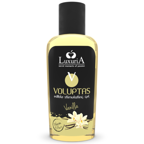 LUXURIA VOLUPTAS EDIBLE GEL STIMULANT EFFET RÉCHAUFFANT - VANILLE 100 ML