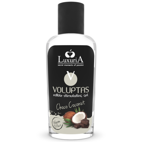 LUXURIA VOLUPTAS EDIBLE GEL STIMULANT EFFET RÉCHAUFFANT - NOIX DE COCO ET CRÈME 100 ML