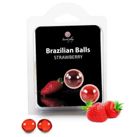 BALLES BRÉSILIENNES FRAISES SET 2 BALLS