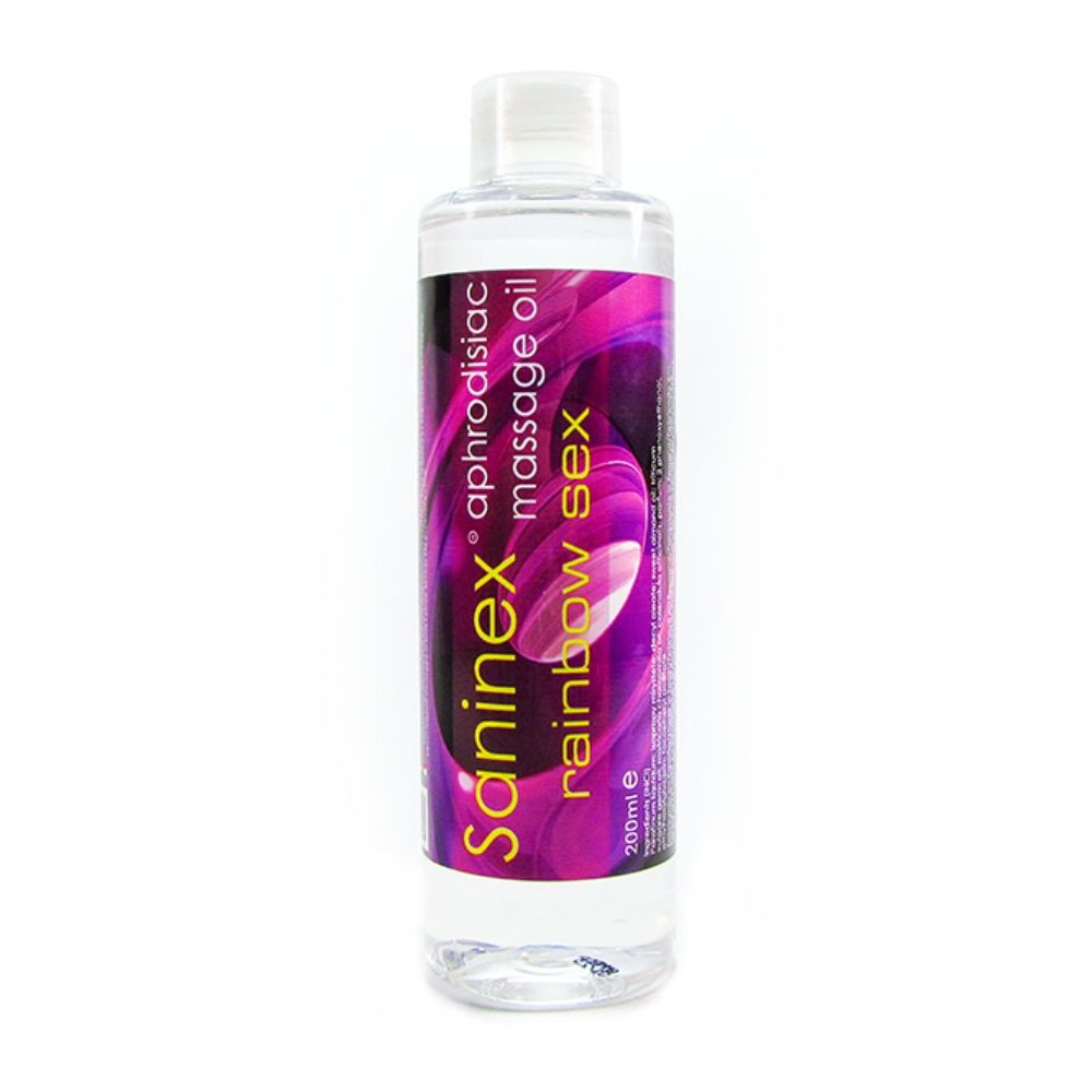 HUILE APHRODISIAQUE SANINEX SEXE ARC-EN-CIEL 200ML