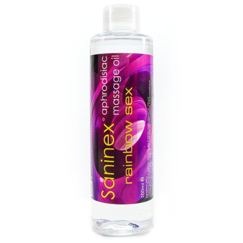 HUILE APHRODISIAQUE SANINEX SEXE ARC-EN-CIEL 200ML