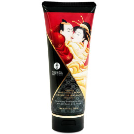 SHUNGA MASSAGE CREAM KISSABLE SPARKLING STRAWBERRY WINE 200 ML