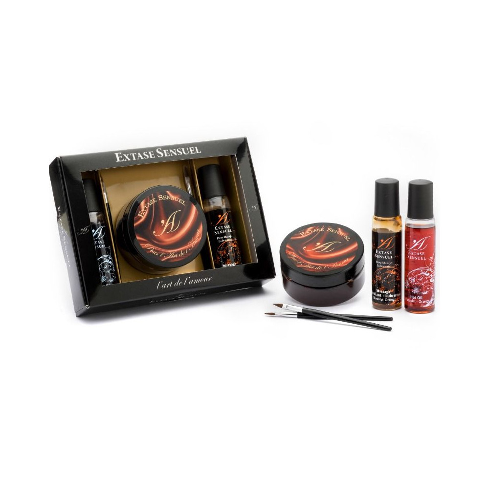 EXTASE SENSUAL KIT COFFRET CHOCOLAT AFRODISIAC