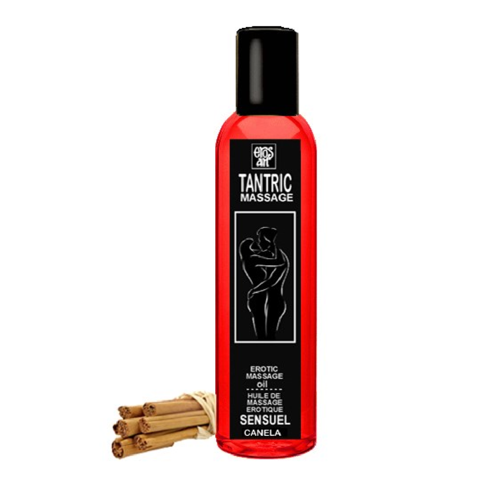 EROS-ART ACEITE MASAJE TANTRICO NATURAL Y AFRODISÍACO CANELA 200ML