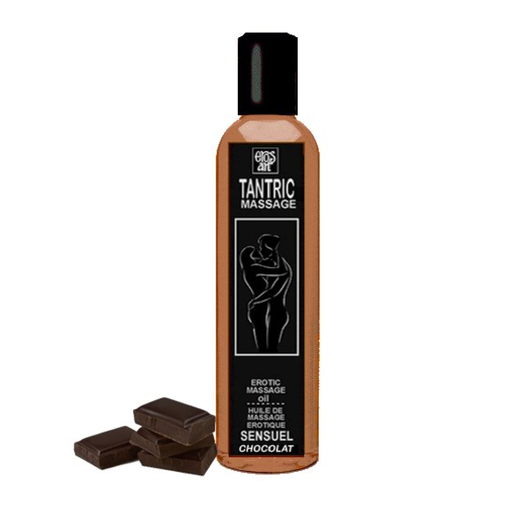 EROS-ART ACEITE MASAJE TANTRICO NATURAL Y AFRODISÍACO CHOCOLATE  100ML