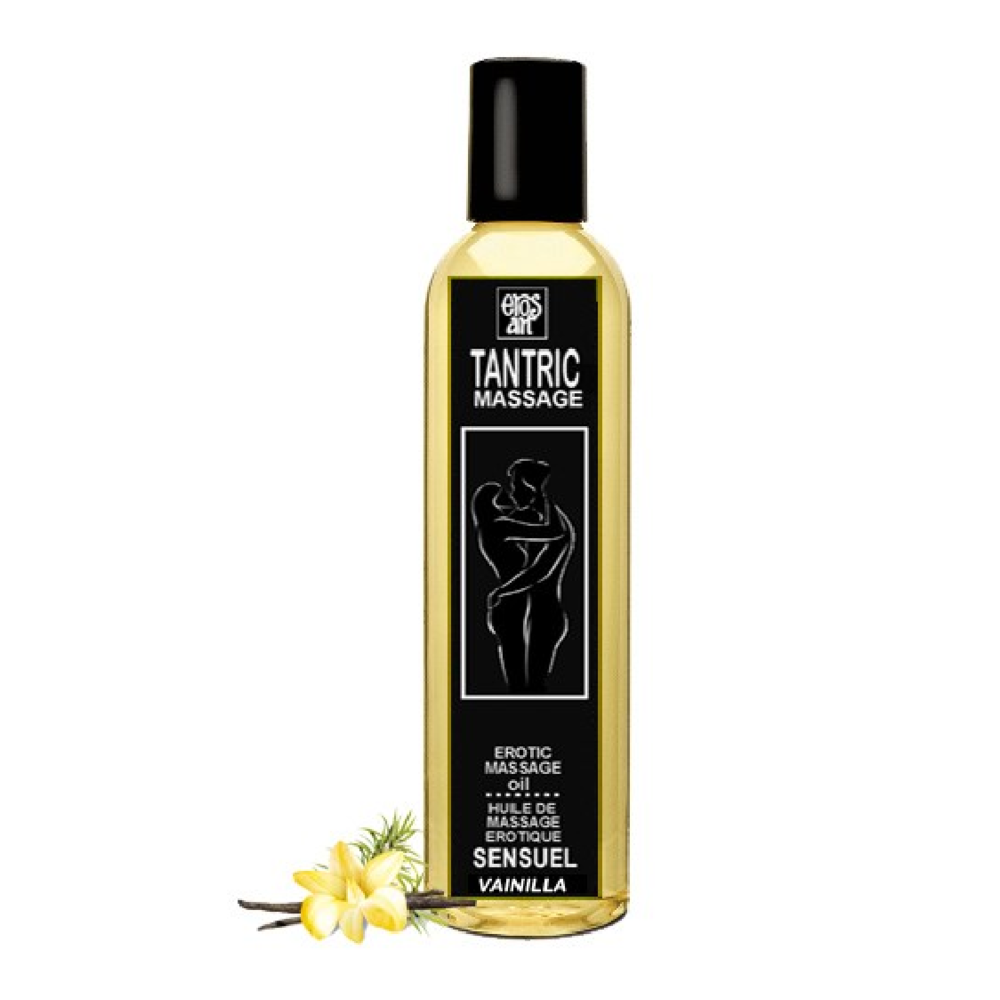 EROS-ART ACEITE MASAJE TANTRICO NATURAL Y AFRODISÍACO VAINILLA 200ML