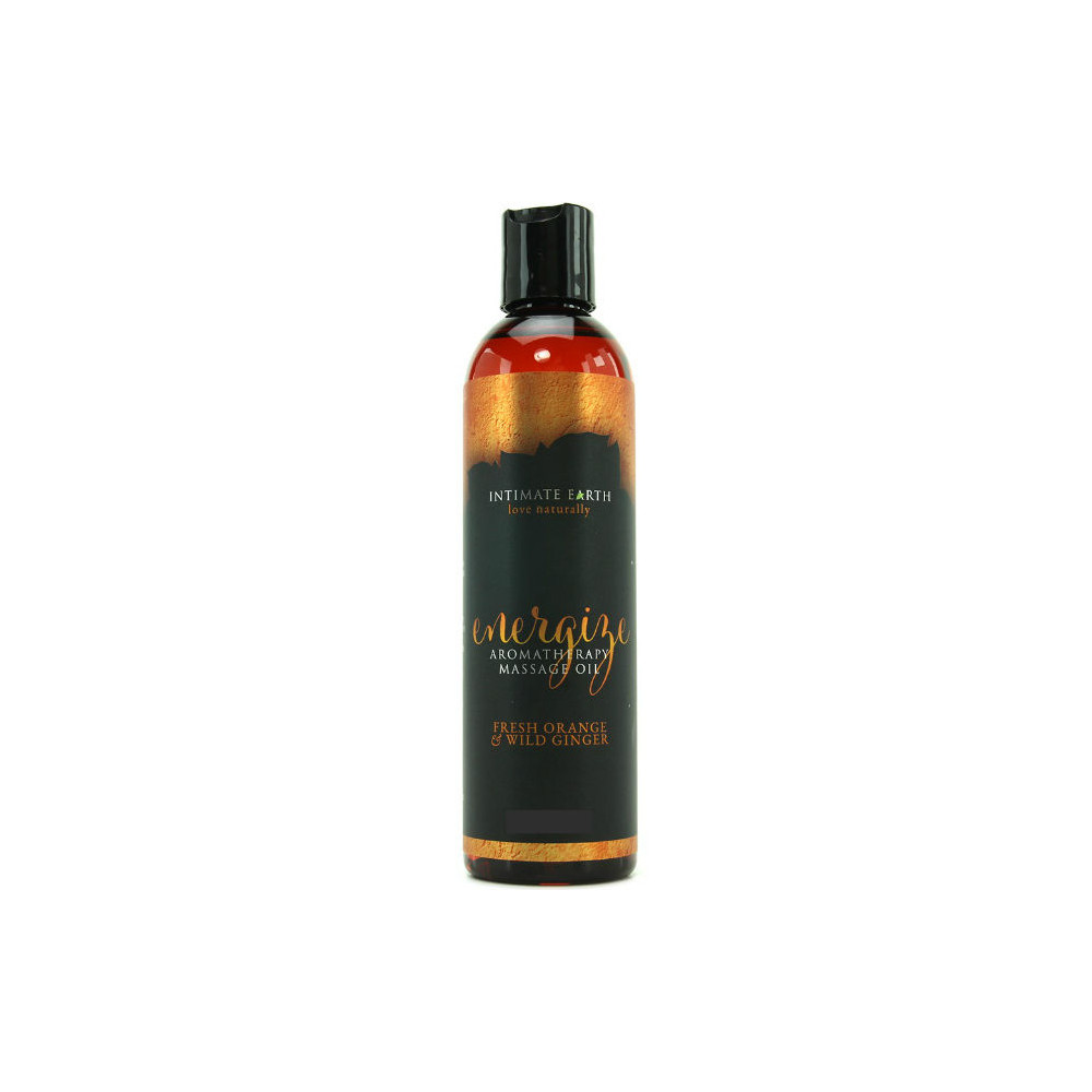 HUILE DE MASSAGE AROMATHÉRAPIE INTIMATE EARTH ORANGE  GINGEMBRE 120ML