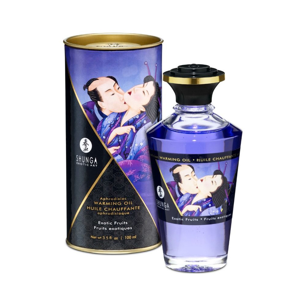 SHUNGA APHRODISIAQUE HUILE RÉCHAUFFANTE FRUITS EXOTIQUES 100 ML