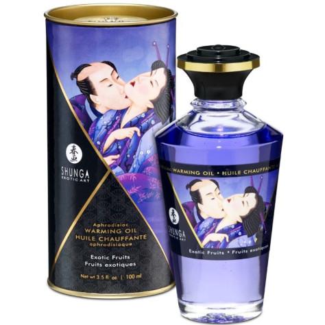 SHUNGA APHRODISIAQUE HUILE RÉCHAUFFANTE FRUITS EXOTIQUES 100 ML