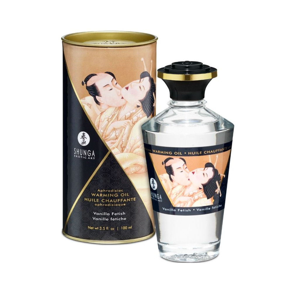 SHUNGA APHRODISIAQUE HUILE CHAUFFANTE FETISH VANILLE 100 ML