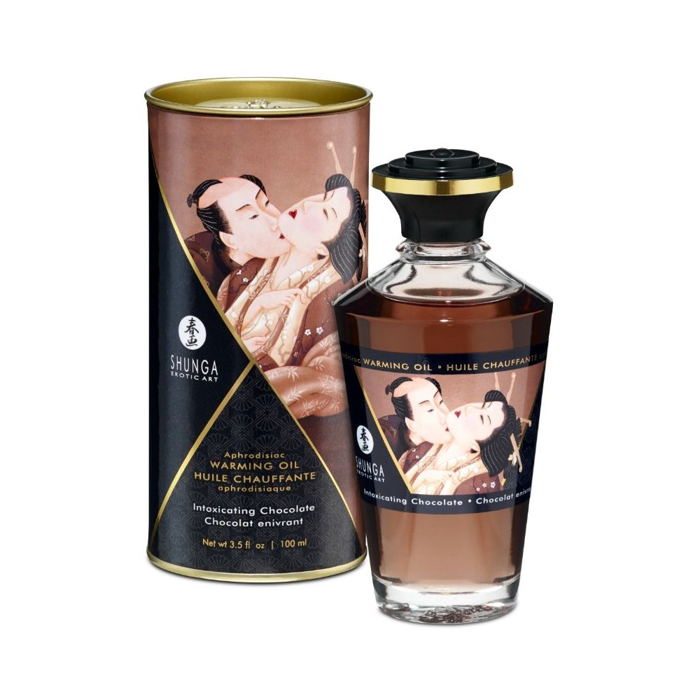 SHUNGA APHRODISIAQUE CHOCOLAT A L'HUILE CHAUFFANTE 100 ML