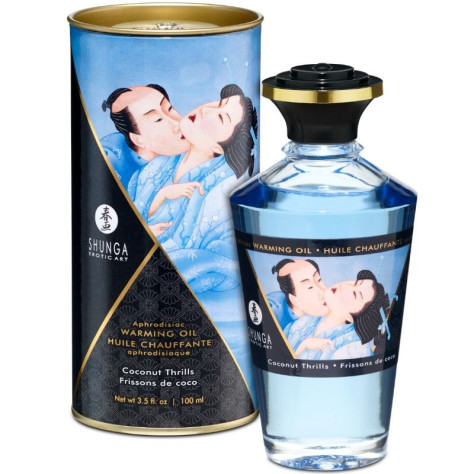 SHUNGA APHRODISIAQUE HUILE CHAUFFANTE NOIX DE COCO 100 ML