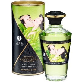 SHUNGA APHRODISIAQUE CHAUFFANT HUILE SORBET DE MINUIT 100 ML