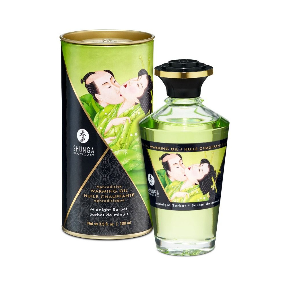 SHUNGA APHRODISIAQUE CHAUFFANT HUILE SORBET DE MINUIT 100 ML