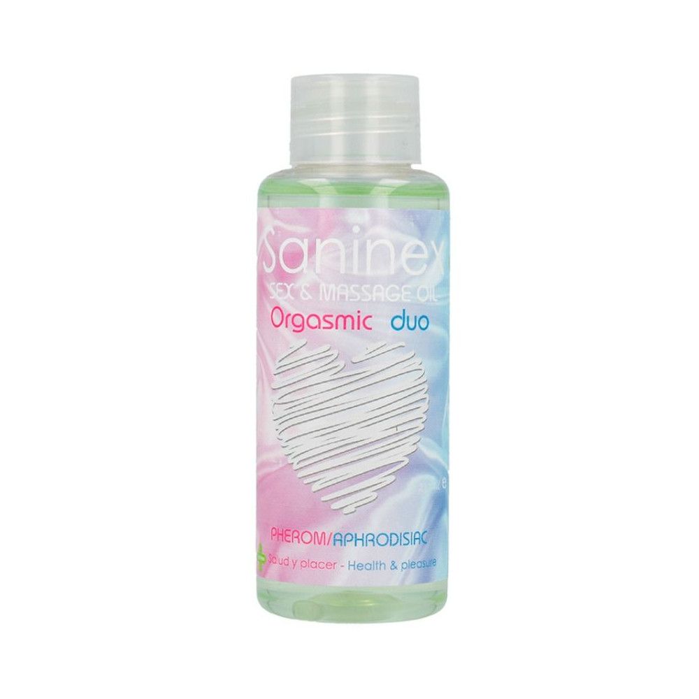 HUILE DE MASSAGE DUO ORGASMIC SANINEX 100 ML