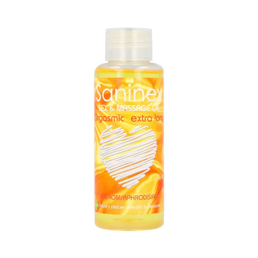 HUILE DE MASSAGE EXTRA LONGUE ORGASMIC SANINEX 100 ML