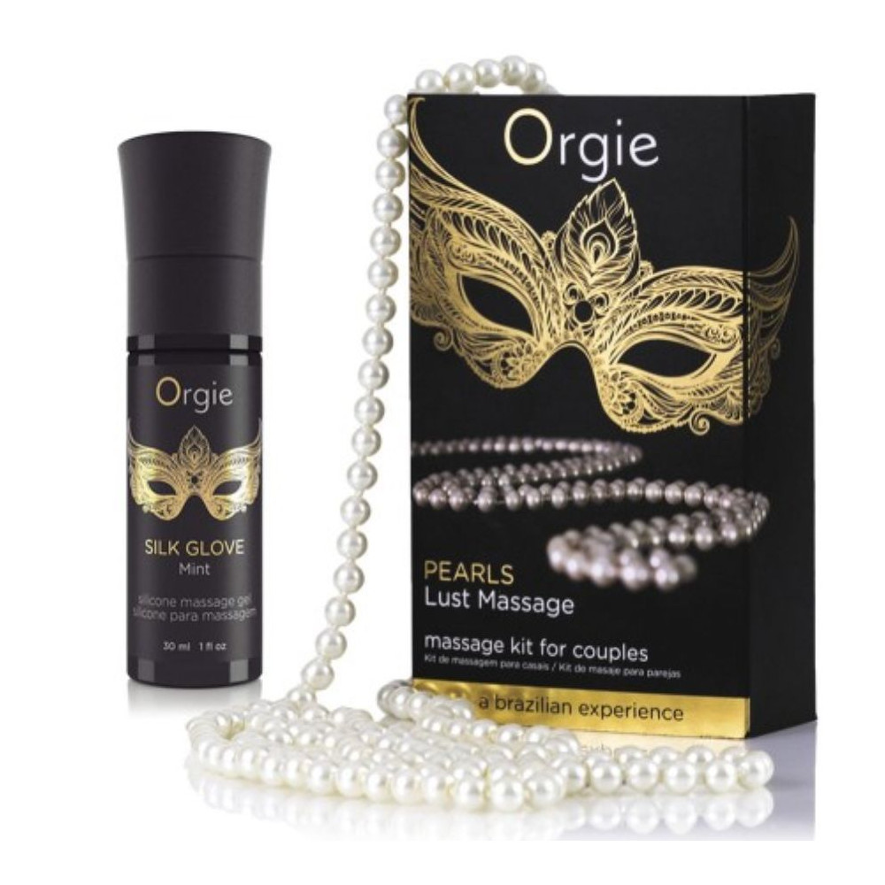 KIT DE MASSAGE ORGIE PEARL LUST POUR COUPLES