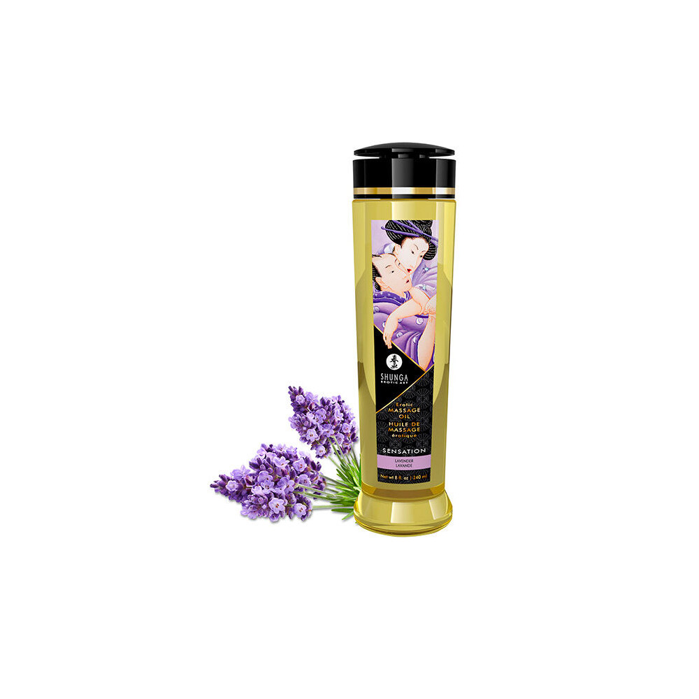 SENSATION D'HUILE DE MASSAGE ÉROTIQUE SHUNGA