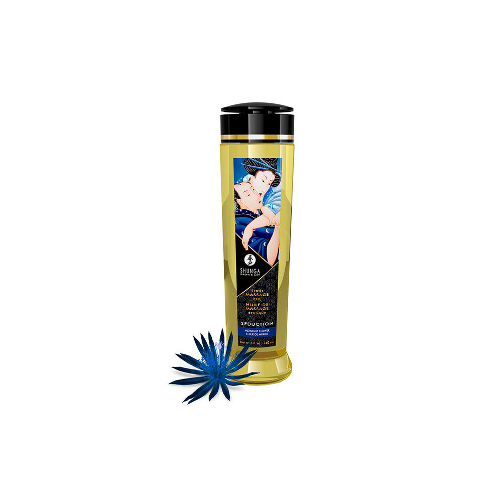 SÉDUCTION D'HUILE DE MASSAGE ÉROTIQUE SHUNGA 240ML