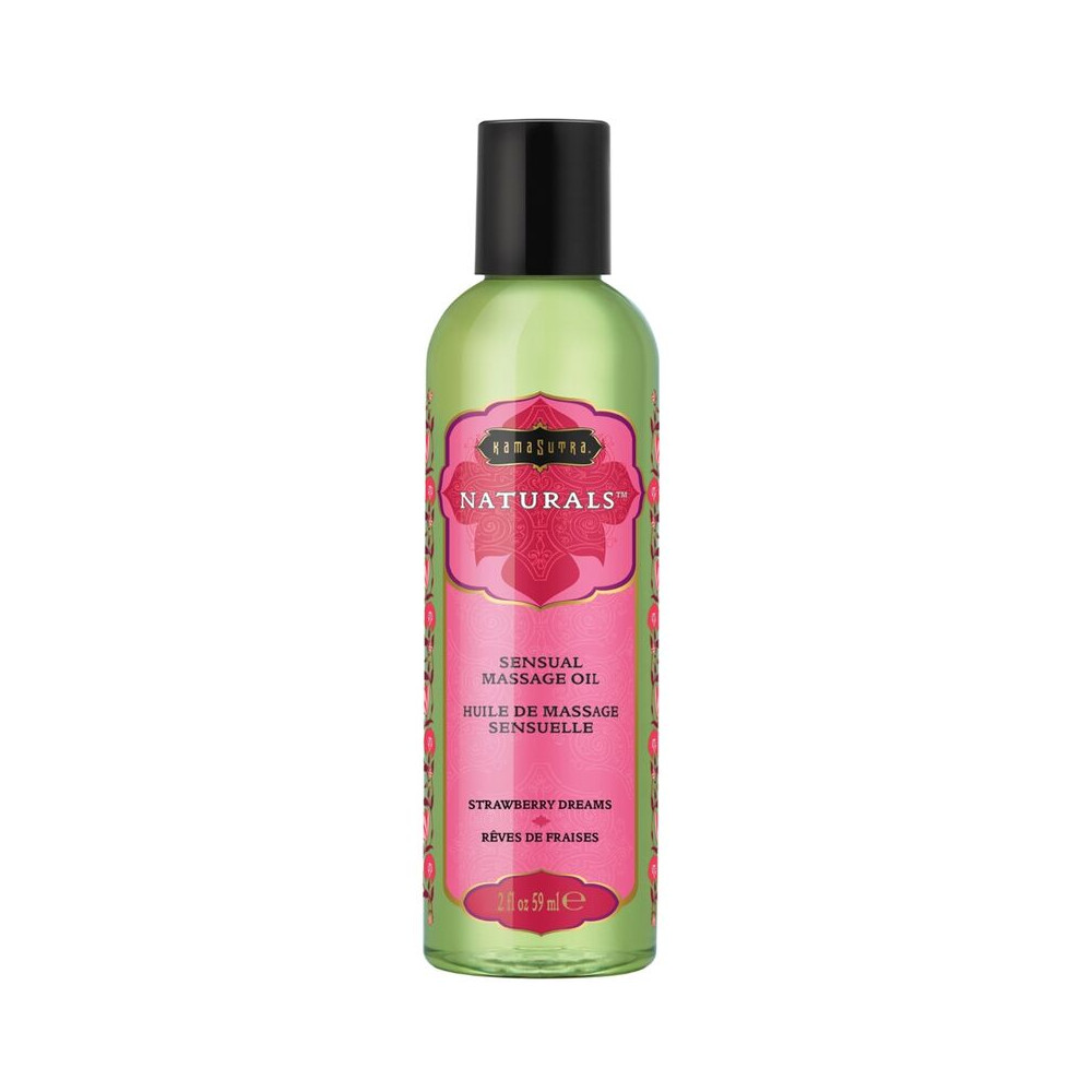 KAMASUTRA HUILE DE MASSAGE NATURELLE RÊVES DE FRAISE 59 ML