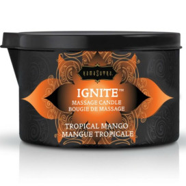 BOUGIE DE MASSAGE KAMASUTRA MANGUE TROPICALE 170 GR