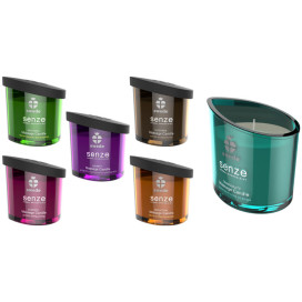 BOUGIE DE MASSAGE SWEEDE SENZE TRANQUILITY - MENTHE VERTE, ROSE, ORANGE