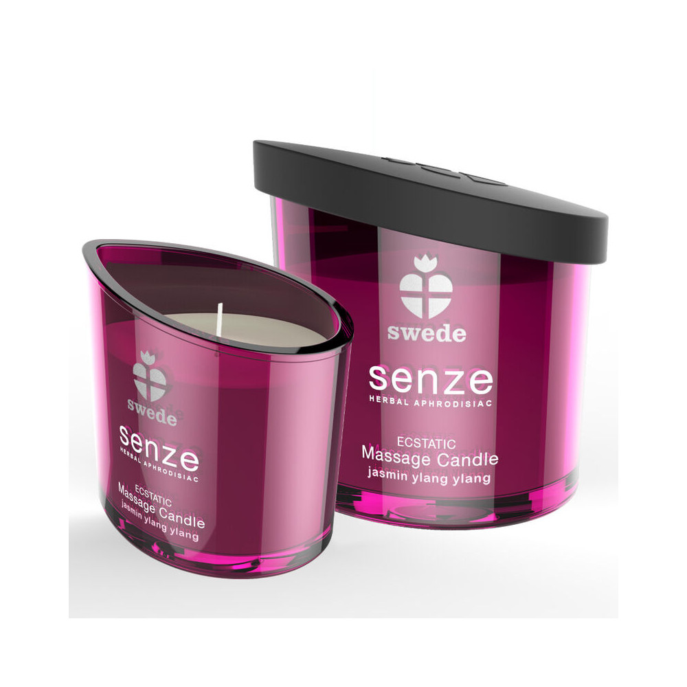 BOUGIE DE MASSAGE EXSTATIQUE SWEEDE SENZE - JASMIN, YLANG YLANG