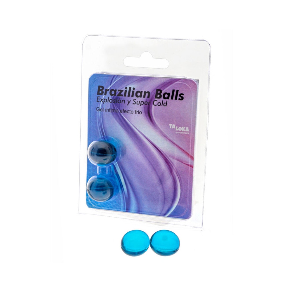 TALOKA - 2 BALLES BRÉSILIENNES GEL EXCITANT EFFET FROID