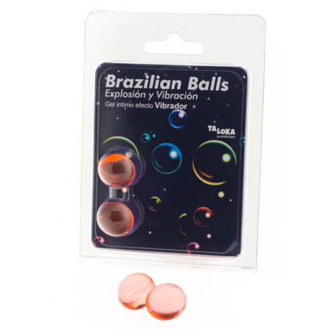 TALOKA - 2 BALLES BRÉSILIENNES EFFET VIBRANT GEL EXCITANT