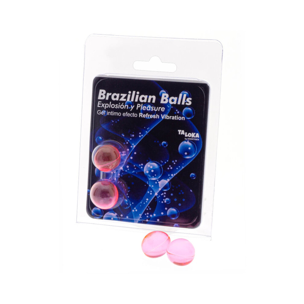 TALOKA - 2 BALLES BRÉSILIENNES REFRESH EFFET VIBRANT GEL EXCITANT