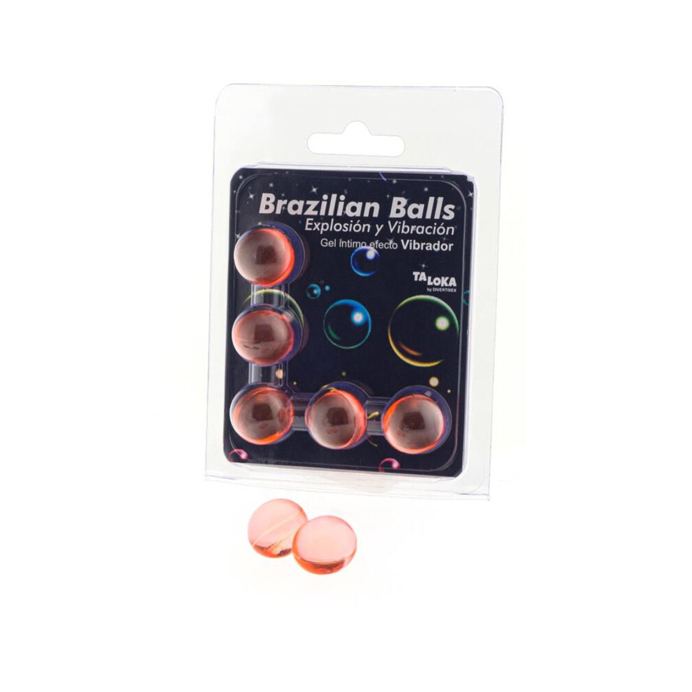 TALOKA - 5 BALLES BRÉSILIENNES EFFET VIBRANT GEL EXCITANT