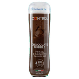 GEL DE MASSAGE CONTRÔLE 3 EN 1 BULLE DE CHOCOLAT 200 ML