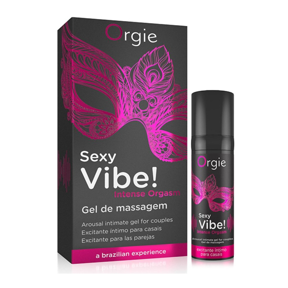 ORGIE SEXY VIBE! GEL ORGASME INTENSE POUR COUPLES 15 ML