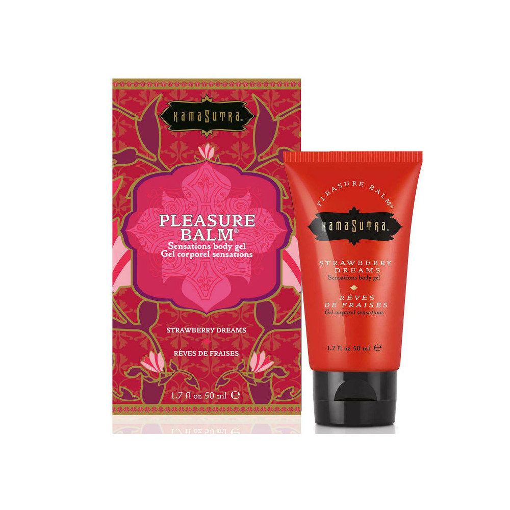 KAMASUTRA BALSAMO PLACER ESTIMULANTE SABOR SUEÑOS DE FRESA 50ML