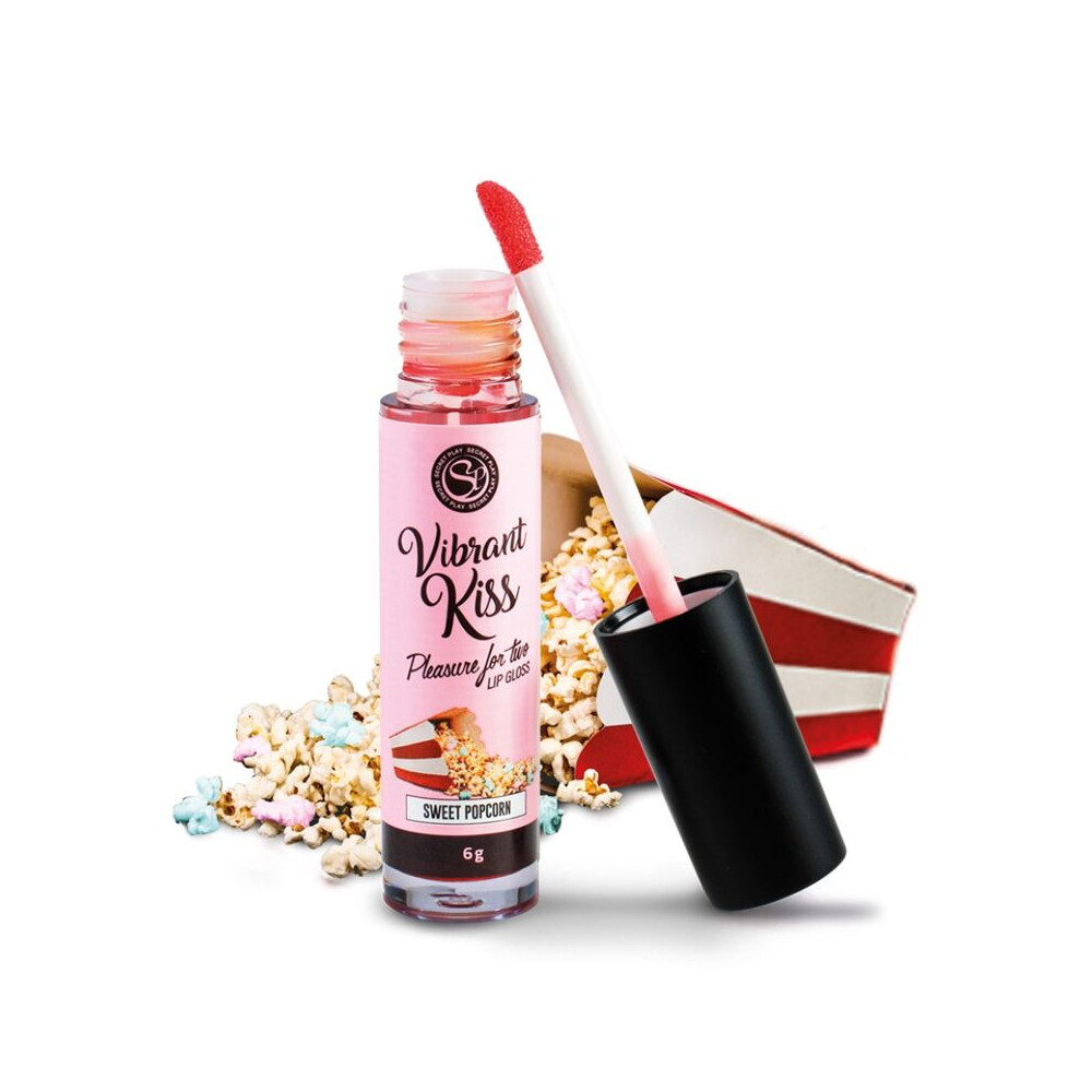 SECRETPLAY LIP GLOSS VIBRANT KISS SWEET POPCORN