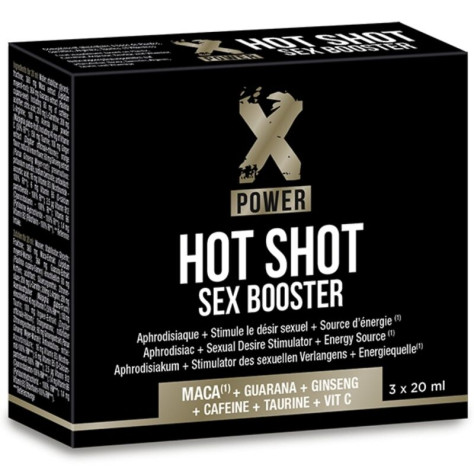 XPOWER HOT SHOT SEX BOOSTER 3 X 20 ML