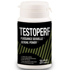 TESTOPERF PUISSANCE SEXUELLE ET TESTOSTÉRONE 20 CAPSULES