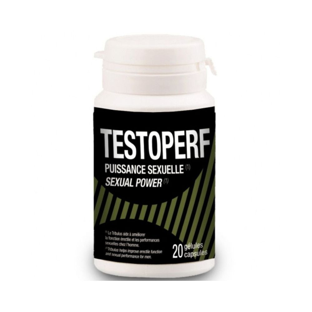 TESTOPERF PUISSANCE SEXUELLE ET TESTOSTÉRONE 20 CAPSULES