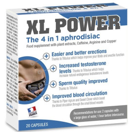 XL POWER APHRODISIAQUE ET ÉRECTION CAPSULES 20 CAP