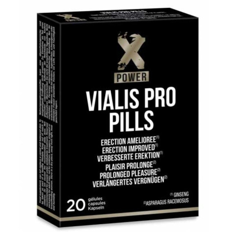 XPOWER VIALIS PRO ERECTION AMÉLIORÉE 20 PILULES