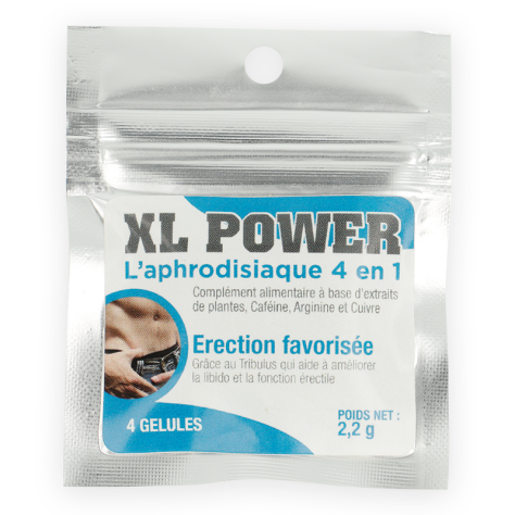 CAPSULES APHRODISIAQUES ET D''ERECTION XL POWER 4 CAP