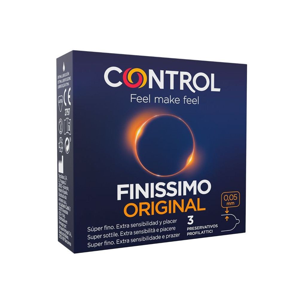 CONTROL FINISSIMO CONDOMS 3 UNITS