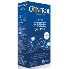 CONTROL FREE SIN LATEX CONDOMS 5 UNITS