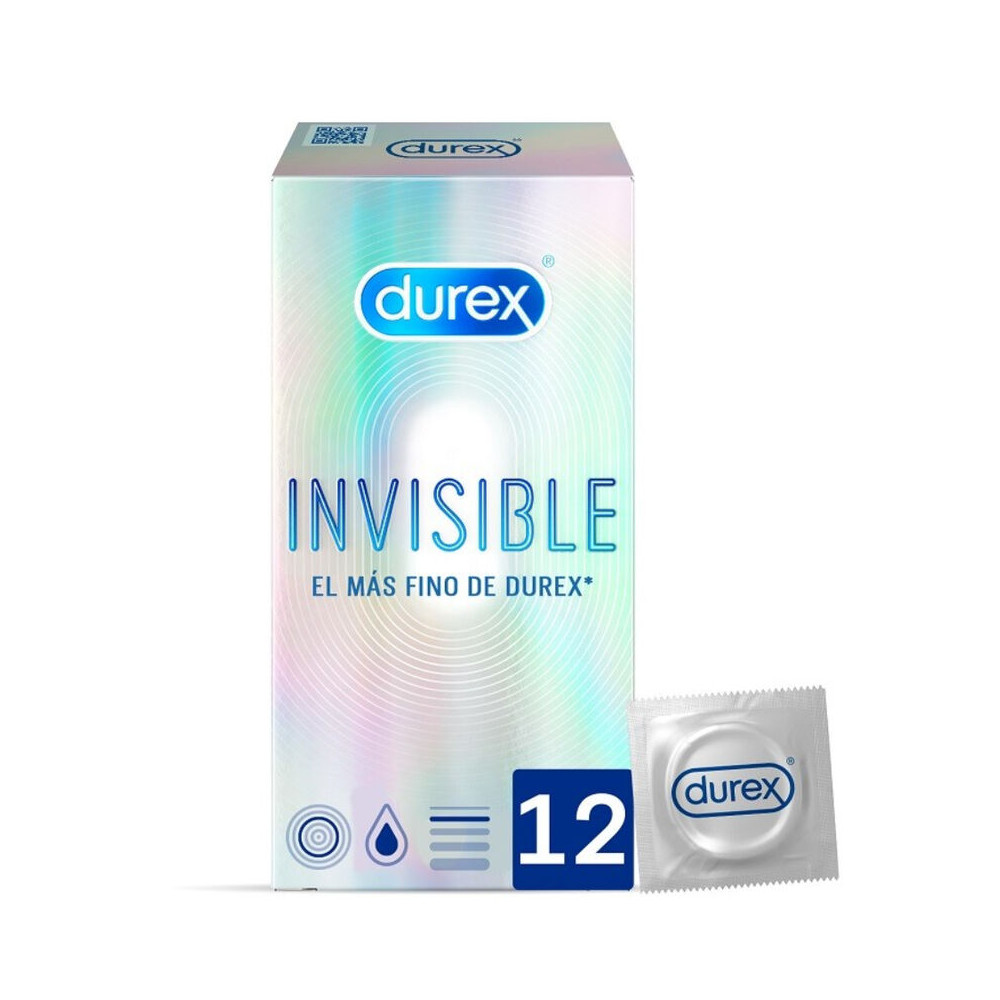 INVISIBLE EXTRA FINE DUREX 12 UNITÉS