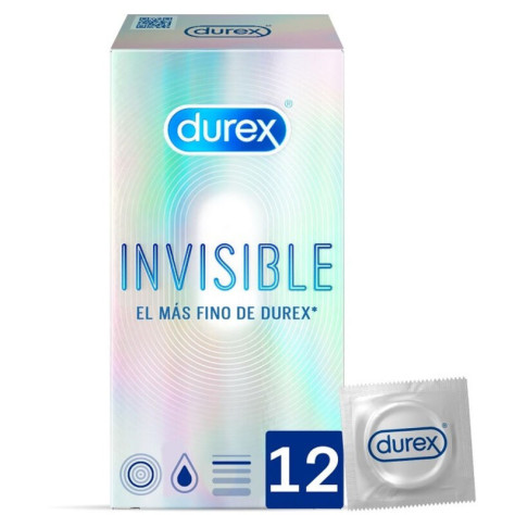 INVISIBLE EXTRA FINE DUREX 12 UNITÉS